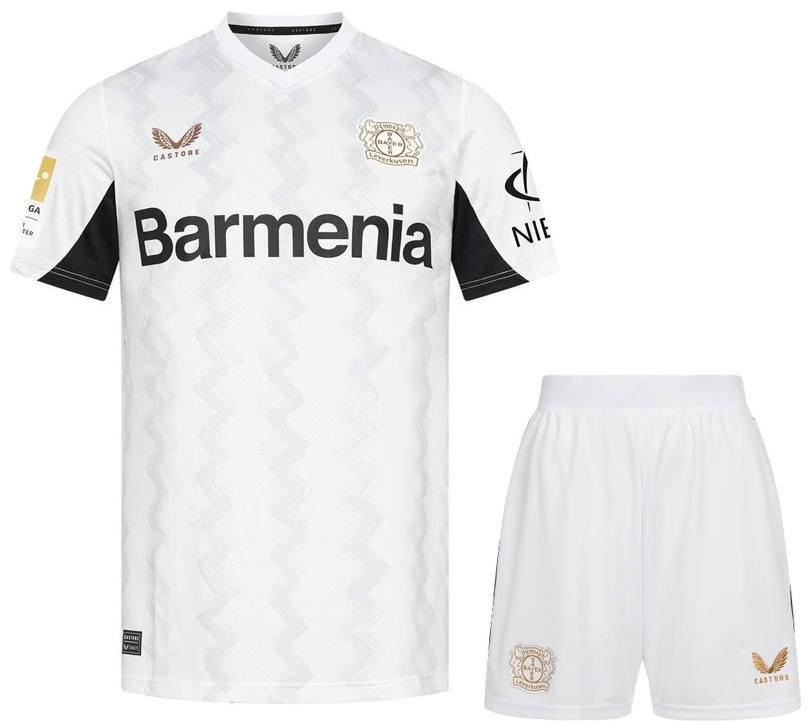 Kit infantil II Bayer Leverkusen 2024 2025 Castore oficial 